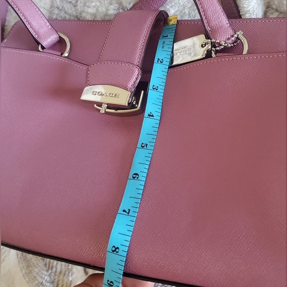 COACH 3 fer purple blush like new beautiful Coach purse, wallet, and wristlet - Picture 5 of 14